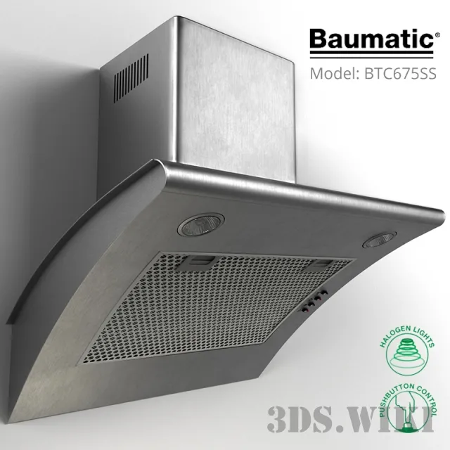 kitchen – Cooker hood Baumatic BTC675SS 3D Model
