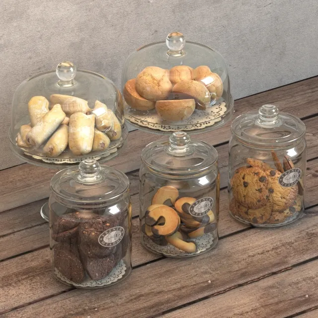 kitchen – Cookie jars 3D Model