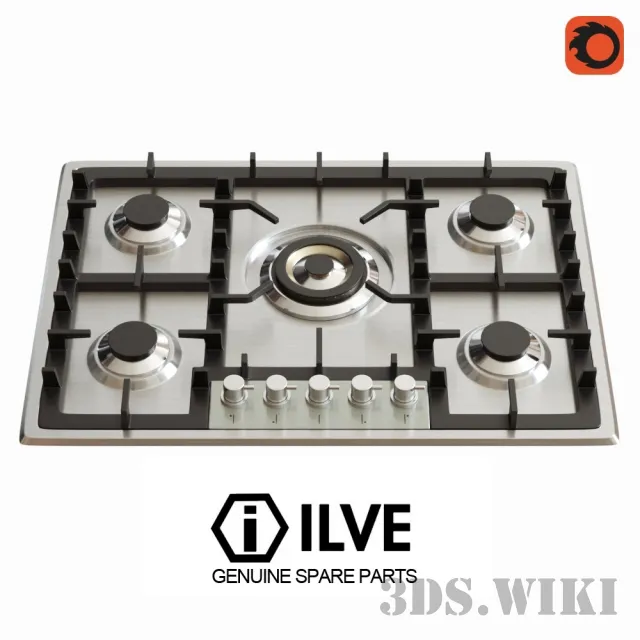 kitchen – Cooktop ILVE HP 75C 3D Model