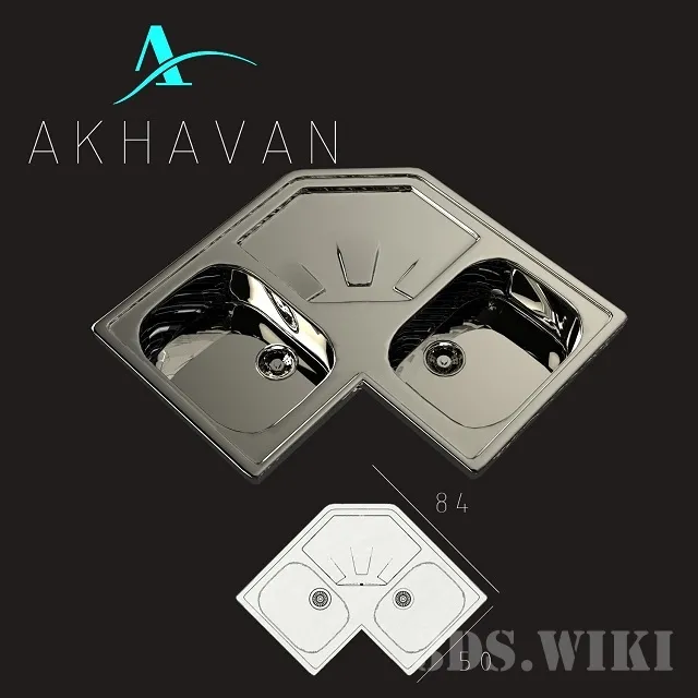 kitchen – Corner sink AKHAVAN 3D Model