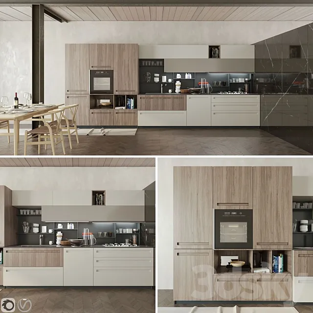 Kitchen Cucina Mood Stosa 3DModel