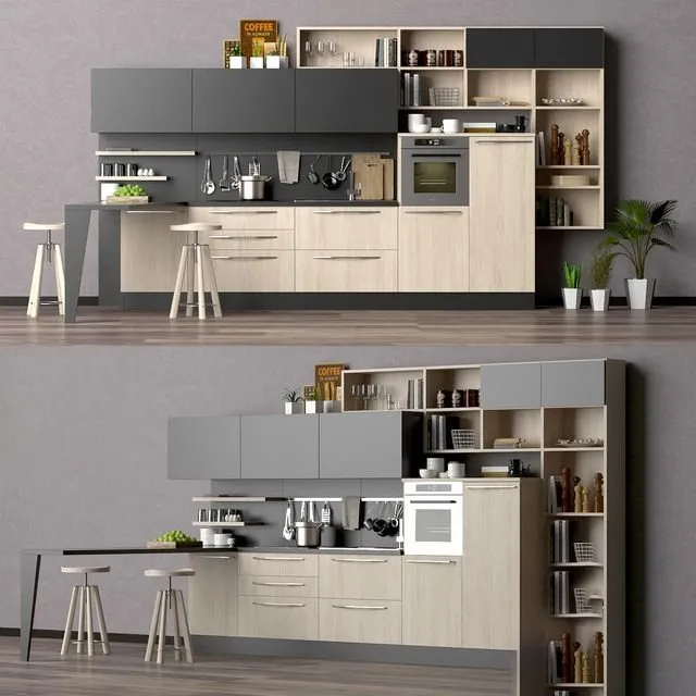 kitchen – Cucine Lube Kitchen 3D Model