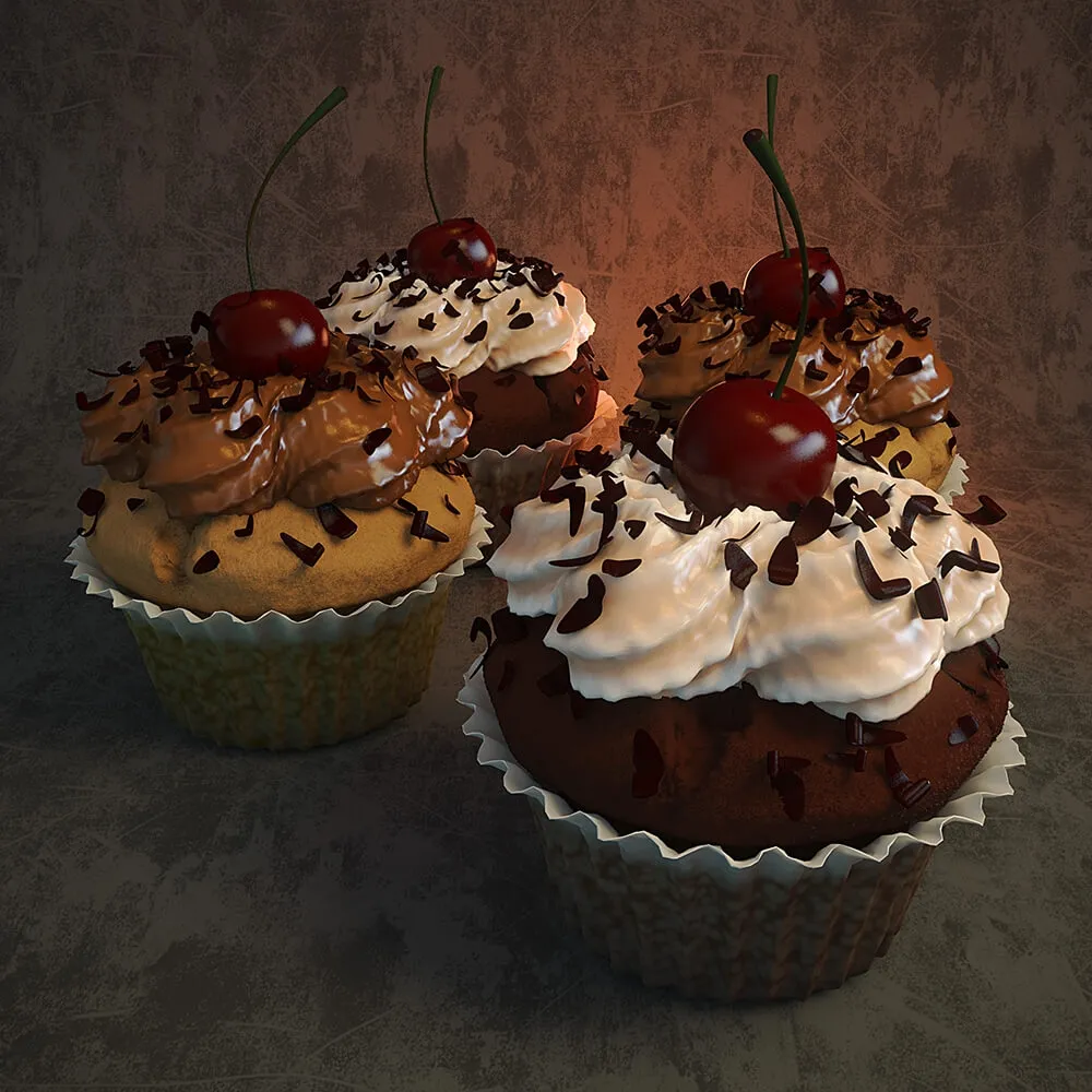 kitchen – Cupcake 2 3D Model