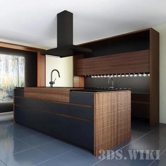 kitchen – Кухня Toncelli коллекции WIND 3D Model