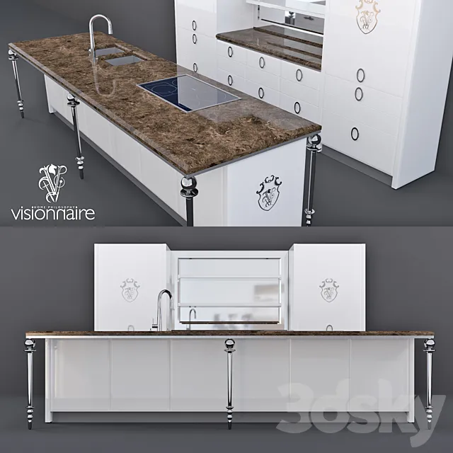 Kitchen Dahlia. Visionnaire 3DModel