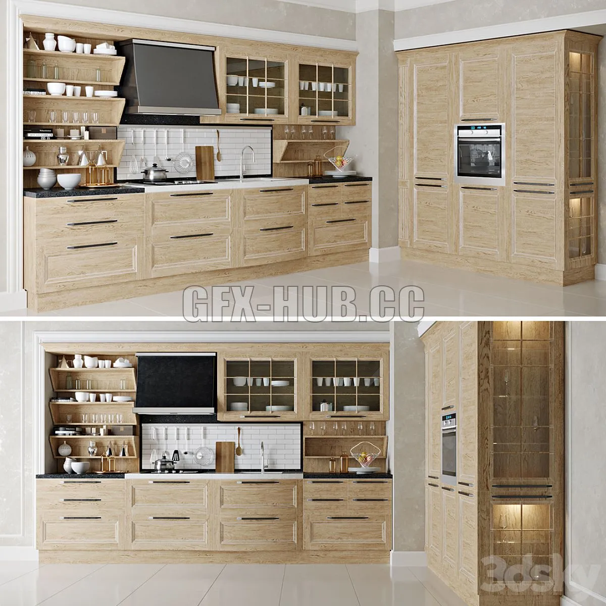 Kitchen Dali 3D Model