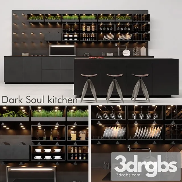 Kitchen dark soul 3D Model Download