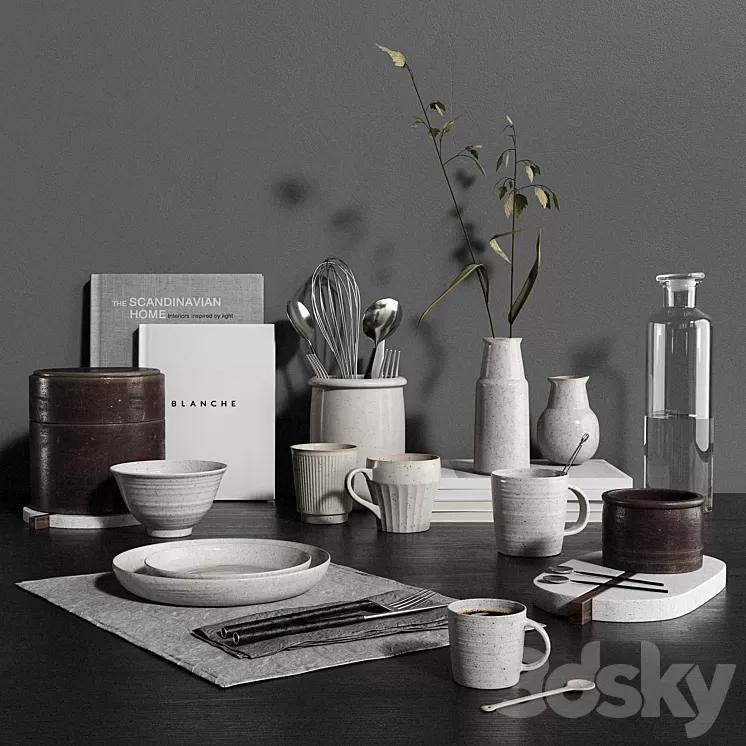 Kitchen Decor 04 3D Model