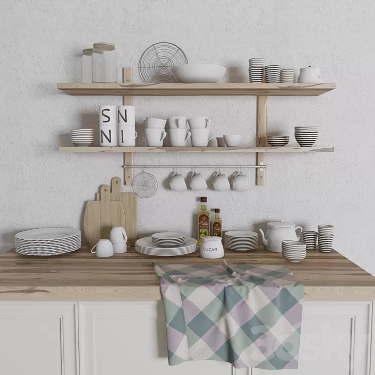 Kitchen Decor 3D Model