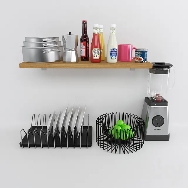 kitchen decor 3D Model