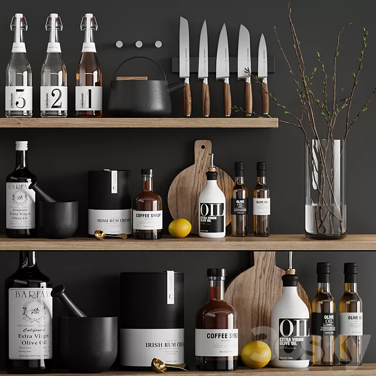 Kitchen decor 3D Model