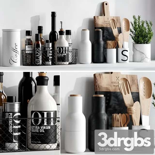 Kitchen decor 5 3D Model Download