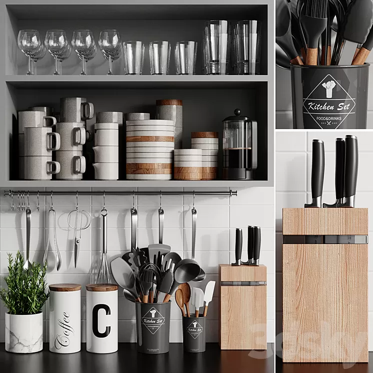 Kitchen decor 7 3D Model