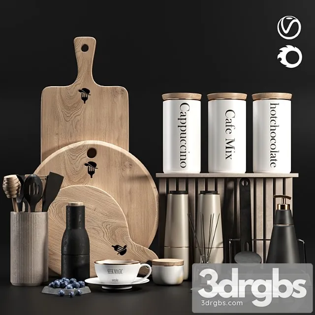 Kitchen decor set 03