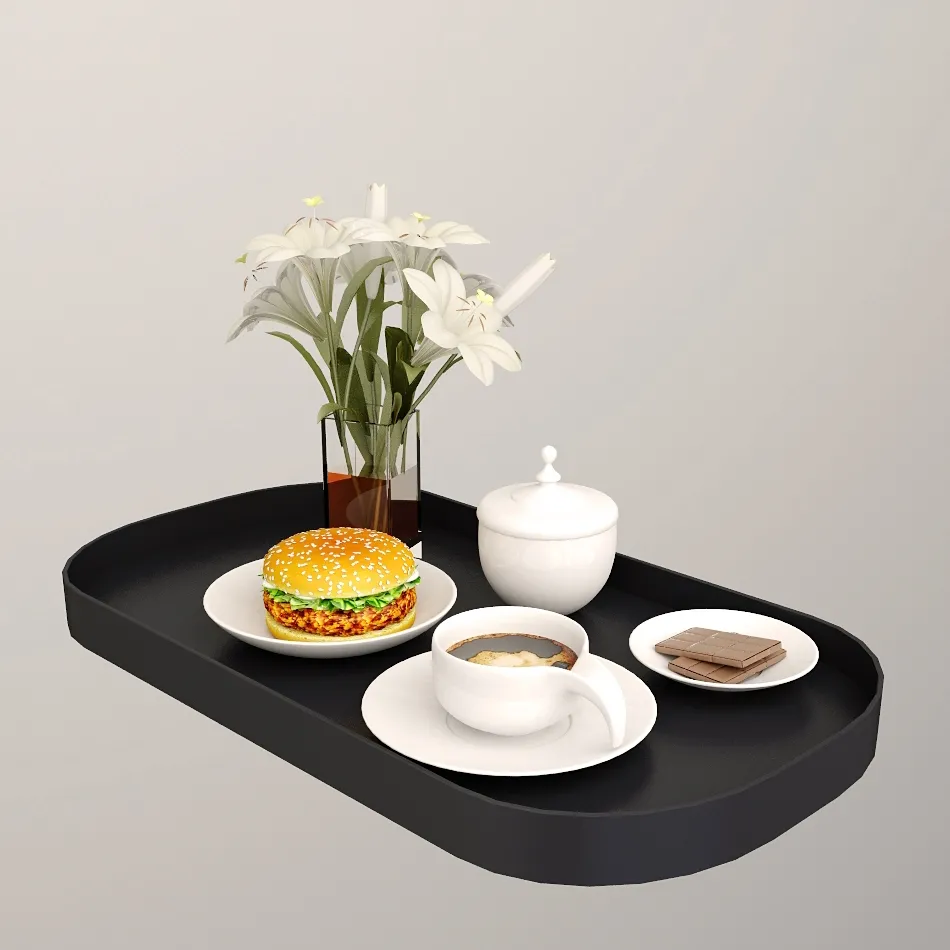 kitchen – Dinner time 3D Model