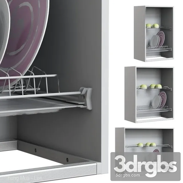 Kitchen Dish Rack 3D Model Download