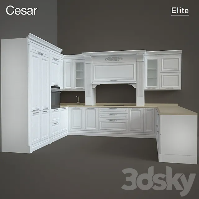 Kitchen Elite factory Cesar 3D Model