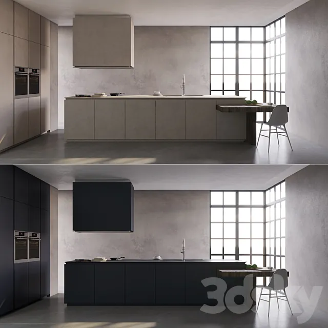Kitchen Ernestomeda Obliqua 3DModel