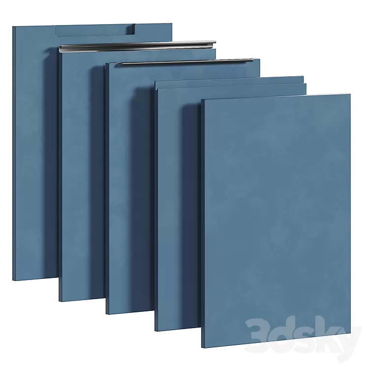 Kitchen facades in a modern style 3D Model Free Download Kitchen facades in a modern style 3D Model Free Download