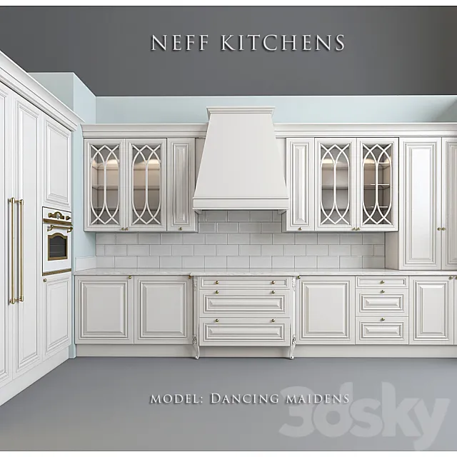 Kitchen Factory NEFF Kitchens. Model Dancing Maidens 3DModel