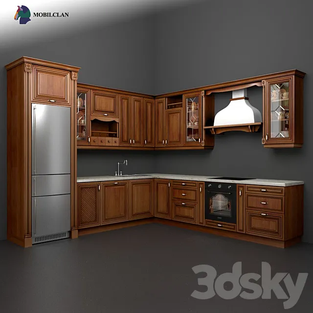 Kitchen “Firenze” 3DModel Kitchen “Firenze” 3DModel