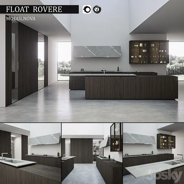 Kitchen Float Rovere 3D Model
