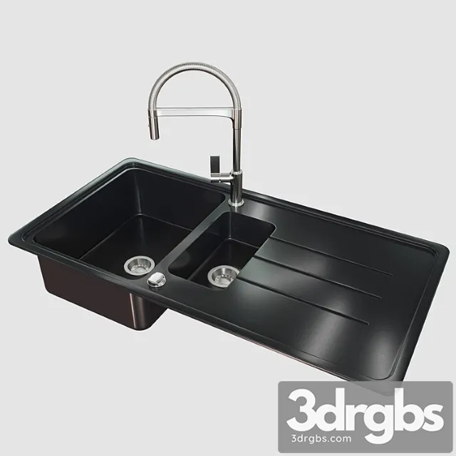 Kitchen franke basis bfg 651 3D Model Download