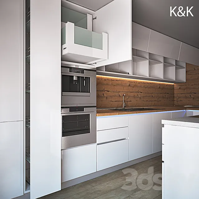 Kitchen Furniture K & K 3DModel