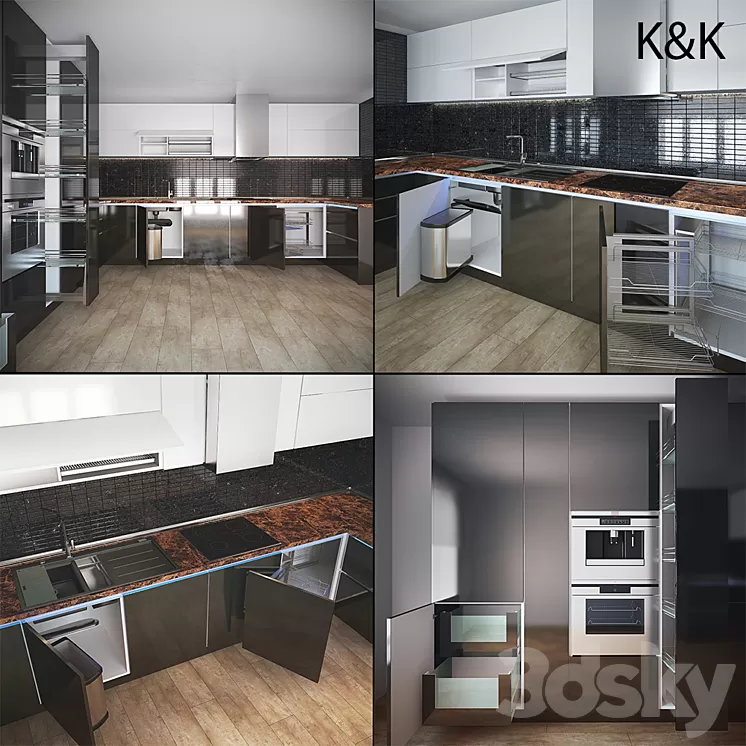 Kitchen Furniture V 3D Model Kitchen Furniture V 3D Model