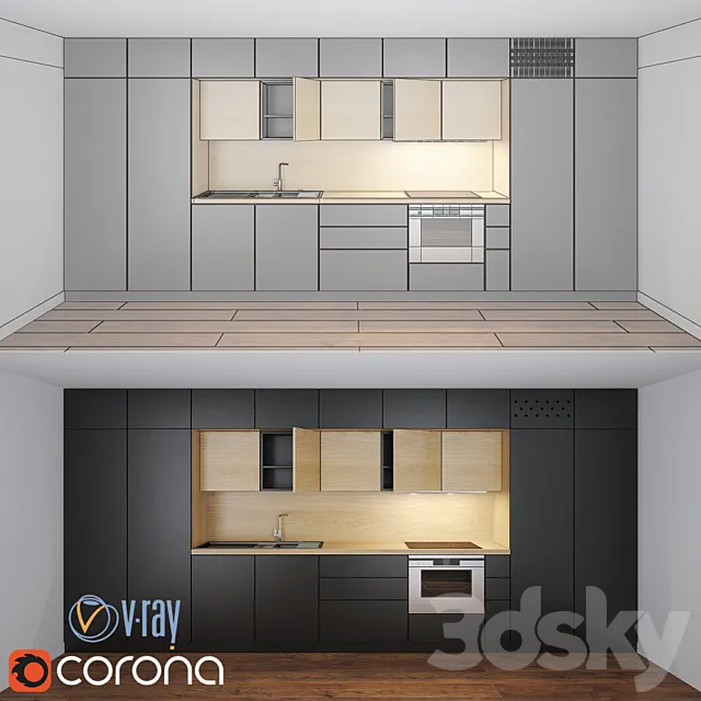 Kitchen Furniture XIII 3DModel