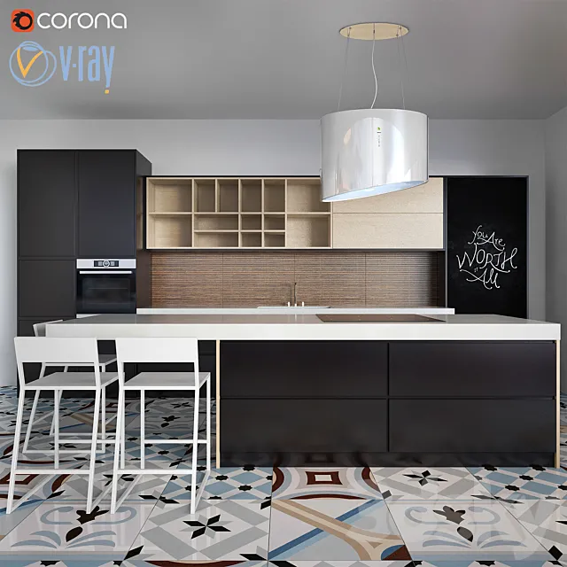 Kitchen Furniture XVI 3DModel