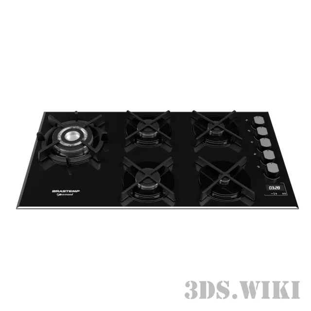 kitchen – Gas hob Brastemp Gourmand 3D Model
