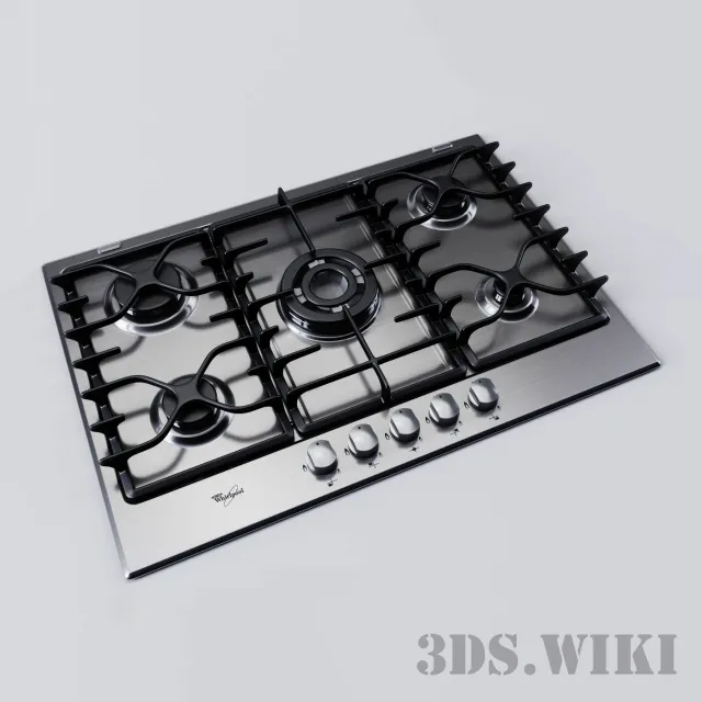 kitchen – Gas hob WHIRLPOOL AKT 797 IX 3D Model
