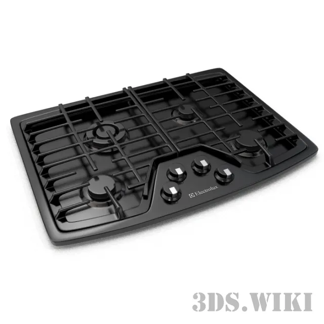 kitchen – Gas stove EW30GC55PB Electrolux 3D Model