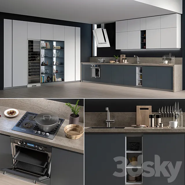 Kitchen Gicinque De.Sign 3D Model