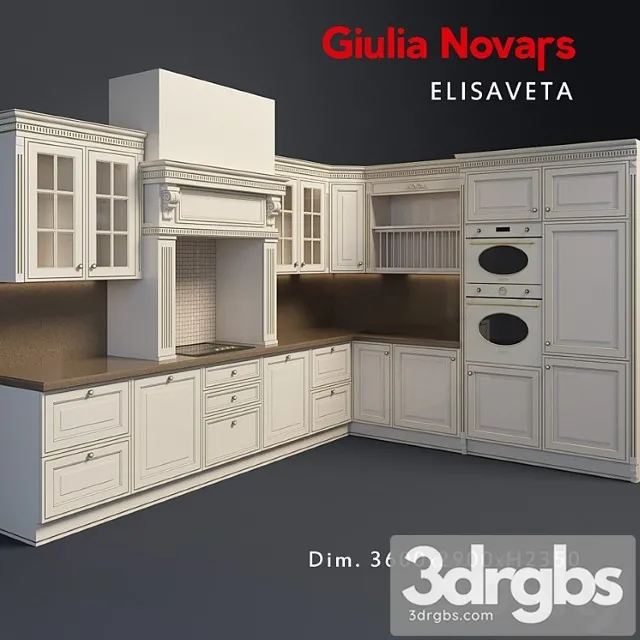 Kitchen Giulia Novars Elizaveta 3D Model Download