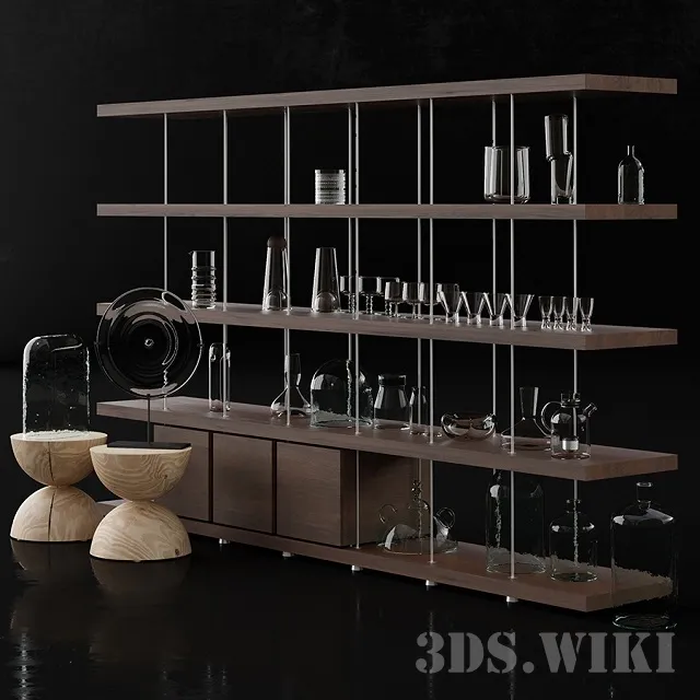 kitchen – Glassware collection 3D Model