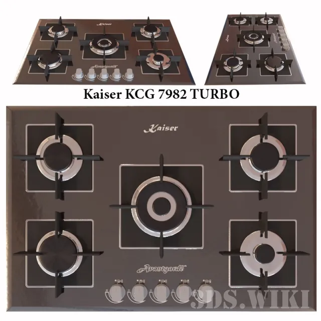 kitchen – Hob Kaiser KCG 7982 Turbo 3D Model