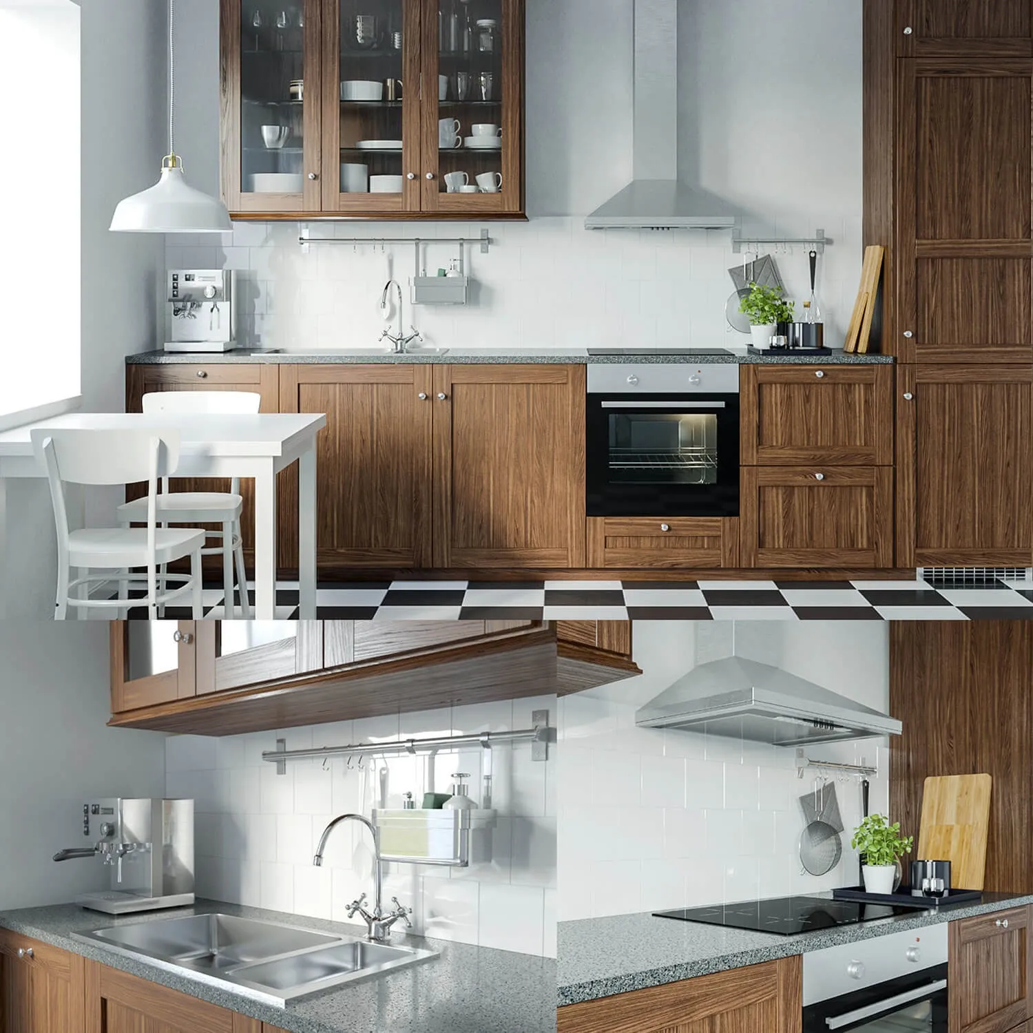 kitchen – Ikea Edserum kitchen 3D Model