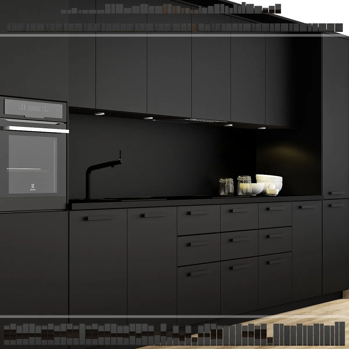 kitchen – Ikea Kitchen Kungsbacka method 3D Model