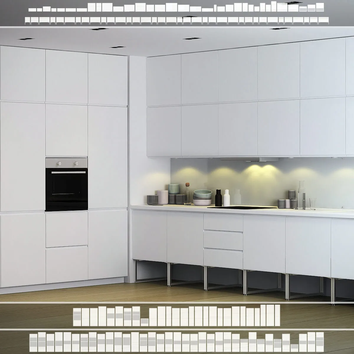 kitchen – IKEA Kitchen Vokstorp  Limhamn 3D Model