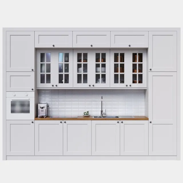 kitchen – Ikea Laxarby 1 3D Model