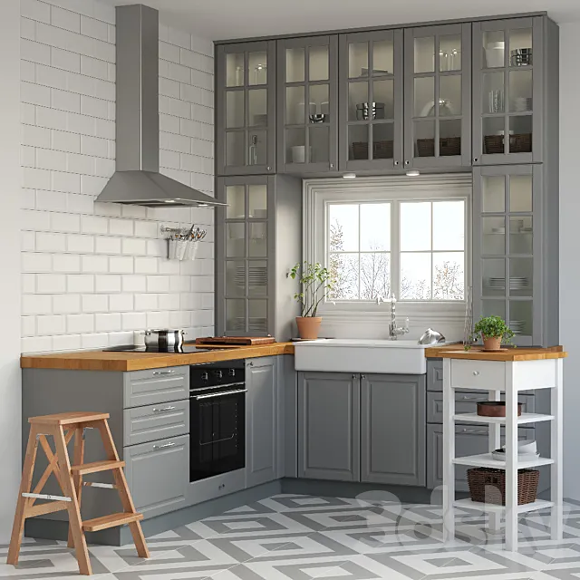 Kitchen IKEA METHOD 3DModel Kitchen IKEA METHOD 3DModel