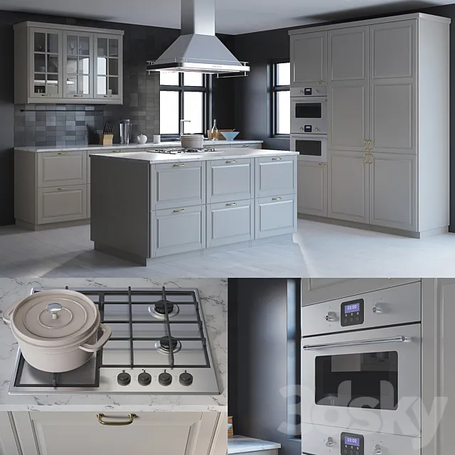 Kitchen IKEA Method BODBYN 3D Model
