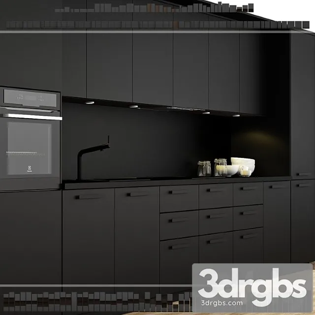 Kitchen Ikea Mietod Kungsbacka 3D Model Download