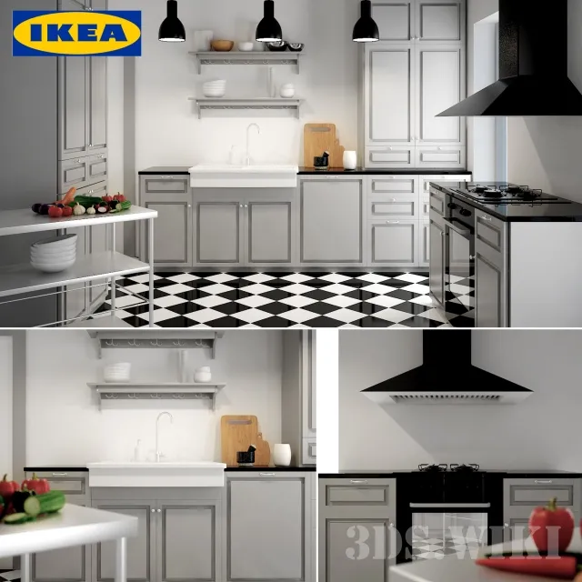 kitchen – IKEA Ready Kitchen 3D Model