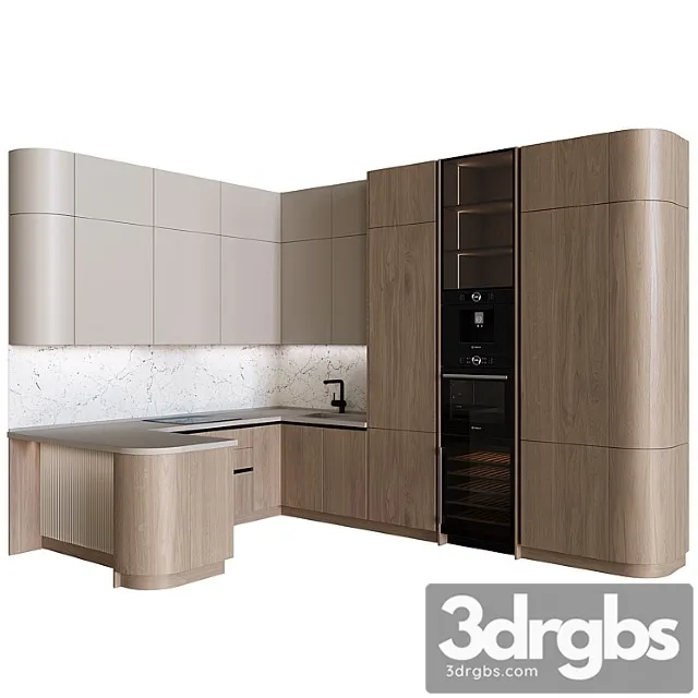 Kitchen in Modern Style 27 3D Model Download