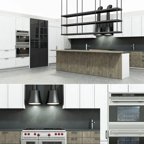 kitchen – Industrial style kitchen 3D Model