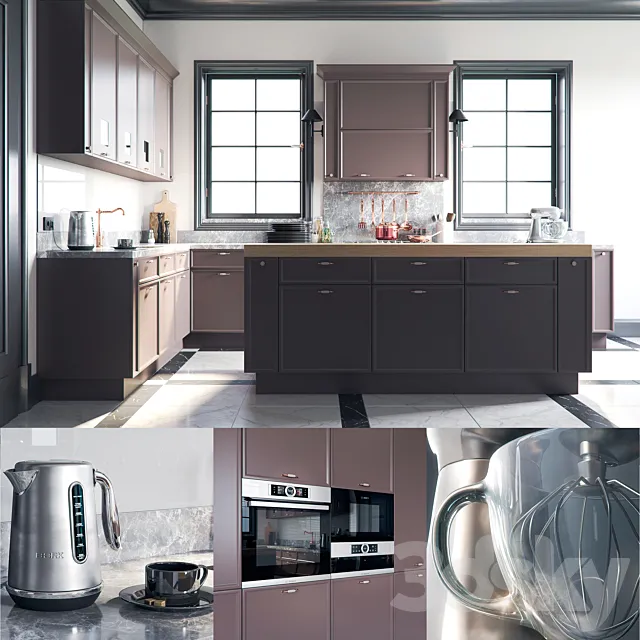 Kitchen Kanti from Rimi cuisine 3DModel Kitchen Kanti from Rimi cuisine 3DModel