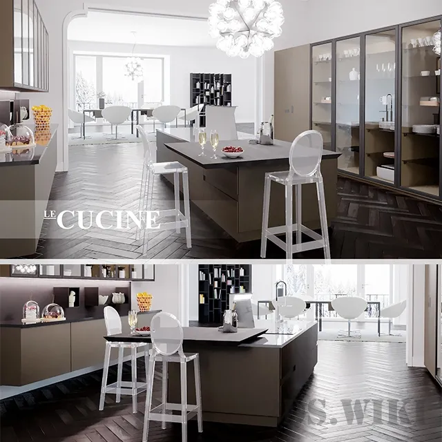 kitchen – Kitchen Antis Fusion by Euromobil 3D Model